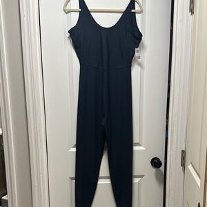Sleek Navy Sleeveless Jumpsuit